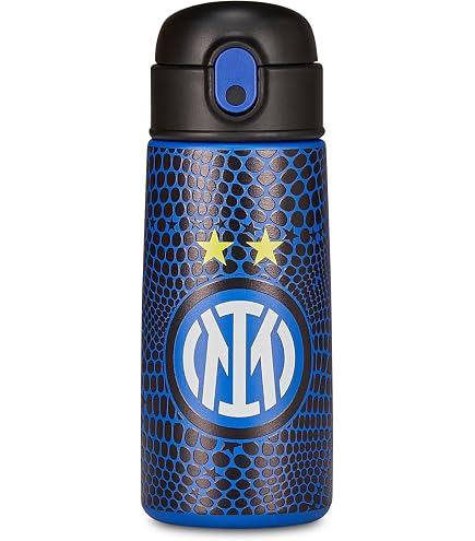 INTER Mailand Sportflasche – Offizielles Produkt, 700 Ml, BPA-frei, Schwarz/königsblau