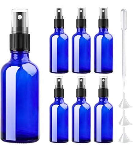 Flacons Pulvérisateurs En Verre Ambré 30 Ml – Lot De 12 Avec Atomiseur, Pour Huiles Essentielles, Parfums, Sprays