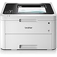 Brother HL-L3230CDW Colour Laser Printer Wireless and PC Connected Print and 2 Sided Printing, USB, Light Grey/Dark Grey, 18 