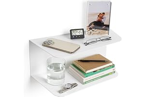 etterr Mesita de Noche. Mesa Auxiliar, Mesitas de Noche Negra, Mesitas de Noche Dormitorio, Mesillas de Noche Dormitorio. (1 Unidad, Blanco, 38 x 20 x 18 cm)