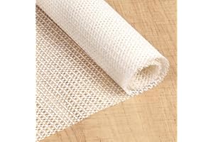 Vicloon Non-Slip Matting Roll, 70X140CM Multipurpose Non-Slip Liner, PVC Anti Slip Rug Pad, Cuttable Carpet Underlay for Home, Office, Bedroom, Carpets, Laminate Floor, Cars, Drawers, White