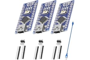 Nano 328P Scheda di sviluppo microcontrollore AYWHP Scheda madre da 3 pezzi con microchip CH340G con cavo USB Microcontrollore 5V 16M Interfaccia mini USB compatibile con Arduino IDE