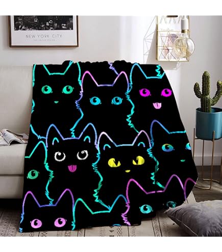 Chickw11 Coperta Di Flanella, Morbida Leggera 3D Stampa Coperte Comfort