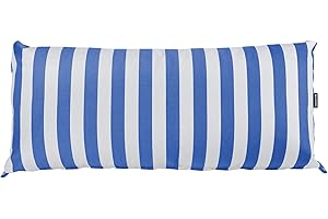 HAPPERS Cojines para Palets Toldotex Impermeable 120x45x20 Azul a Rayas