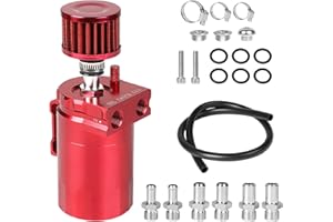 DBREAKS serbatoio per olio con filtro dell'aria, 300 ml, universale in alluminio