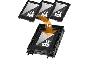 ICY DOCK Mounting Frame for HDDs/SSDs – EZ Fit and Flex Fit Series black black 3x SSD