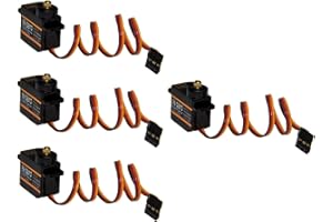 ADAPTER UNIVERSE Adapter-Universe® 9302 4 x Emax ES08MD RC Servo Métal numérique Engrenages Micro Servo 12g 0,08s 2,4kg