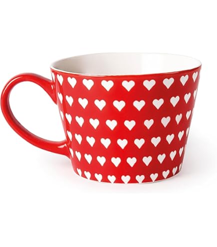 Tazza in Ceramica decoro Abeti 580 ml - Arredo per la casa