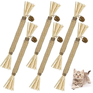 Bijtspeeltjes voor je kat om zijn tanden in te zetten