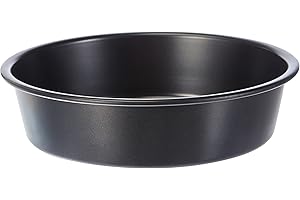 Paderno Tortiera Rotonda Antiaderente per Torte, Pizza e Quiche, in Acciaio, Cucina professionale, Diametro 16 cm