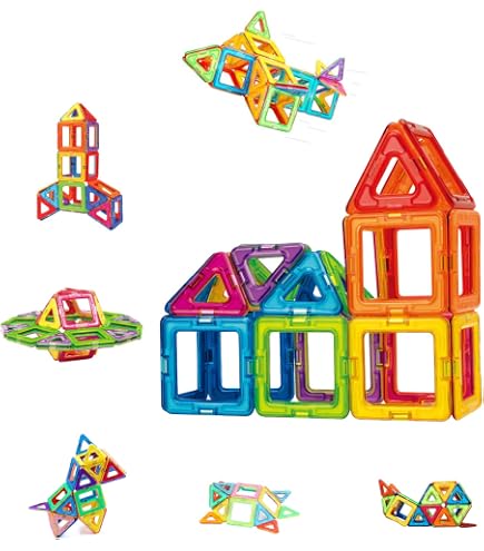MAGNIKON Mattoncini Magnetici Di Ricambio - Triangolo Isoscele - Giocattoli Educativi Per Bambini 3+ Anni, Compatibili, Design Austriaco
