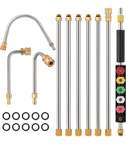 Adaptateur Pistolet Nettoyeur Haute Pression Sukudon - Raccord Femelle 6,35mm Compatible Karcher K2 K3 K4 K5 K6 K7