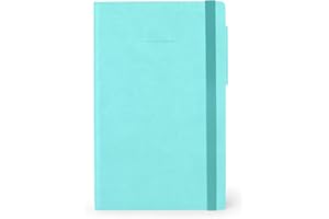 Legami - Taccuino a Righe 6 mm My Notebook, Aquatic Awe, Large, in Carta FSC Certificata, 192 Pagine, Copertina morbida, Chiusura a Elastico, 17 x 24 cm