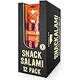 SERIOUS PIG - Salami Pub Snacks, Keto, High Protein, Free-Range British Pork, Salami (Snackalami) (Jaipur, English Summer Herb Edition), 30 g (Pack of 12)