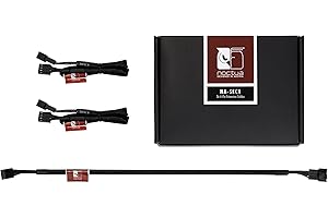 ‎NOCTUA Noctua NA-SEC1, 4-Pin Verlängerungskabel (30cm, Schwarz)