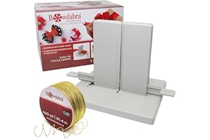 MOREX RIBBON Morex x Bowdabra Combo, Bow & Favor Maker, and 100 yd Gold Wire