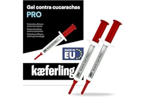 Novokill Roach Gel PRO 2x10g – Gel mata Cucarachas con Jeringuilla – Anticucarachas para eliminar Plaga – Acción Prolongada hasta 4 Semanas