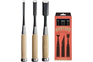 SHINTARO autentisk japansk mejselset, 3 stycken
