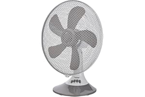 bimar VT433 Ventilatore da Tavolo 40 cm, Ventilatore silezioso,con Selettore 3 Velocità, Elica con 5 con Pale, Orientabile Destra - Sinistra, Inclinazione Regolabile Alto - Basso, Motore 55W