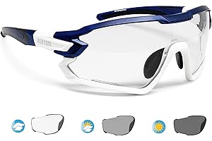 Bertoni Occhiali Ciclismo Running MTB Sci Paddel Tennis Sport Polarizzati Fotocromatici mod. Quasar