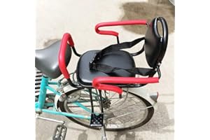 HNCS Child Bike Bicycle Rear Seat Kids Baby Safety Saddle Chair With Fence Handle And Pedal Support Back Rest Easy To Install For Children 2-8 Years DFANCE