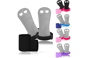 ‎LOVMEAD LOVMEAD Sporthandschuhe für Reckhandschuhe Kinder Schützt Hand Handfläche mit Armbändern Paar, Stangengriffe Handflächenschutz Handgelenkstütze für Kettlebells Sport Workout Übung Sportlich