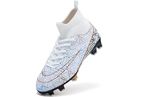 PiDaGlobal Scarpe da Calcio Bambini e Ragazzi Tacchetti da Professionali attività all'aperto Scarpe per Competizioni e Allenamento Scarpe da Calcetto per Adolescenti