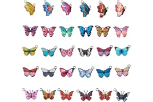 PandaHall, Ciondoli in lega, smaltati in vari colori, per gioielli fai da te