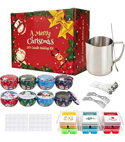 Kit Para Hacer Velas Twirl Navideñas - Materiales E Instrucciones Incluidos
