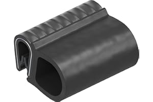 CTA DICHTUNGEN 5 Meter Meterware Dichtprofil Kofferraumdichtung Kederband Mähroboter Wohnwagen Auto Boot Seitlich Balloon und Lippe 10m 15m am Stück möglich EPDM KB 1-4 1C11-22