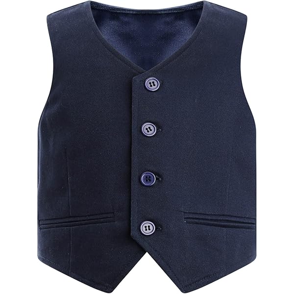 Gilet Elegante Bambino - Panciotto Formale Per Battesimi, Matrimoni, Compleanni - Foto 3