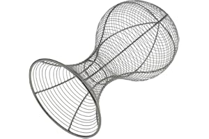 Fenteer 3 Colores Pelucas De Metal Cabello Maniquí Cabeza Sombrero Gorra Soporte De Exhibición Soporte De Herramientas Rack De Almacenamiento para La Tienda S - Negro Plata