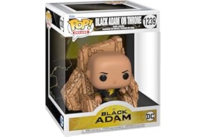 Funko POP! Deluxe: DC - Black Adam on Throne - kolekcjonerska figurka winylowa - pomysł na prezent - oficjalny towar - zabawki dla dzieci i dorosłych - fanów filmów - figurka modelki dla kolekcjonerów