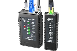 YILTION NF-468CS Netzwerkkabeltester RJ45/RJ11/CAT5/CAT6/CAT5E/CAT6A/CAT7/POE-Test UTP/STP, LAN-Kabeltester, Netzwerk-Ethernet-Kabel-Mapper, Durchgangsprüfer, Telefonleitung CAT3, LAN-Kabeltest-Netzwerk-Tools