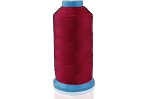 Aussel Nylon Cosido Hilo de Coser 1500 Yarda tamaño T70# 69 para la tapicería, Mercado al Aire Libre, Cortinas, Abalorios, Equipaje, monederos