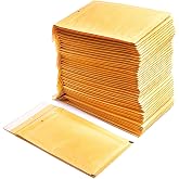 Brown Poly Bubble Inner Bubble Mailers - Ophituria (5 Envelopes, 100 x 165 mm)