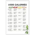 1000 Calories Extreme Diet Plan Dietitian Low Calorie Diet Planner For Losing Weight Meal Prep 7-Day Healthy Recipes Meal Plan Metal Tin Sign Painting Wall Art Poster For Kitchen Decor 6x8in