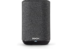 Denon Home 150 NV Enceinte sans Fil avec Technologie multiroom intégrée HEOS, Bluetooth, Apple AirPlay 2 - Noir