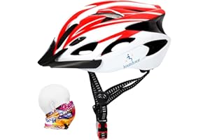 ioutdoor Bike Helmet Men, Mountain Cycle Helmets Ladies with Visor Adjustable Size 56-62CM Large Lightweight 18 Vents Bicycle Cycling for Teenagers Women Men Sport Headwear