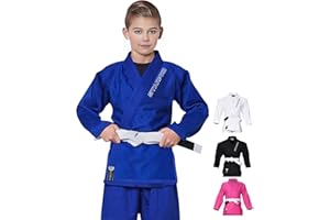 ‎STARPRO Starpro Evolve Kinder BJJ Gi 350 Gramm - Power Baumwollmischung - Alle Größen - Preshrunk Professional Martial Arts Kimono für Training und Wettkampf - Jungs & Mädchen