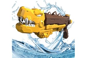 Sternstunde Pistola De Agua, Pistola De Agua NiñOs con Capacidad De 650ml, Alcance De 10m, Pistola De Agua De Gran Alcance, Juguete De Agua De Verano para Piscina, Playa Y Exterior (Amarillo)