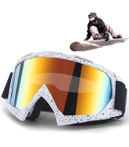Masque De Ski Unisexe ENEN - 100% Anti-UV, Anti-buée, Design OTG - Pour Ski, Snowboard, Motoneige Et Sports D'hiver