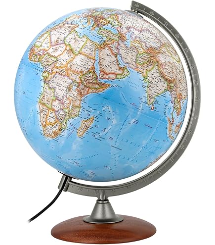 Nova Rico - Relief Globe 30 Cm Illuminated With Magnifier - TopToy - View #3