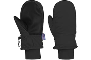 PONCEAU Kinder Skihandschuhe Winterhandschuhe Kleinkinder Winddicht Skihandschuhe Warme Wintersport Handschuhe Winddicht