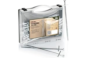 COM-FOUR® 25x piquets de Tente en Acier - piquets de Sol Longs et Robustes pour Le Camping et l'extérieur - idéaux pour Les sols normaux et durs 230x6mm - Profil croisé