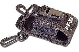 BUWICO Fondina multifunzione 3 in 1 per GPS PMR446, Kenwood Midland, ICOM Yaesu, walkie talkie a due vie, 20B