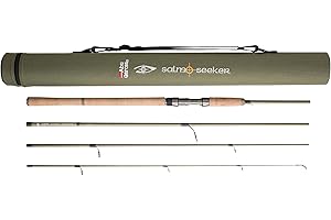 Abu Garcia Salmo Seeker 4 Piece Spinning Rod**3 Sizes 8ft, 9ft & 10ft**Salmon Trout Sea trout Game Pike Coarse Spinning Rod