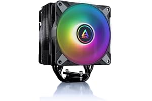 ARCTIC Freezer 36 A-RGB - Refroidisseur CPU monotour avec push-pull, deux ventilateurs P 120 mm à pression optimisée et éclairage ARGB, roulement fluidodynamique, 200-1800 rpm, incl. MX-6 - noir