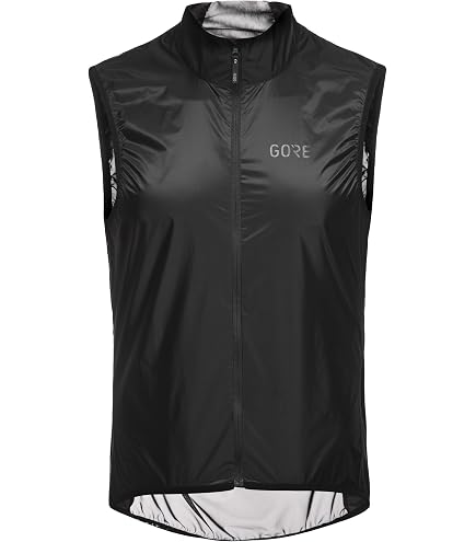 WOSAWE Gilet Termico Da Ciclismo Uomo, Antivento E Imbottito. Senza Maniche, Nero, Perfetto Per L'inverno.