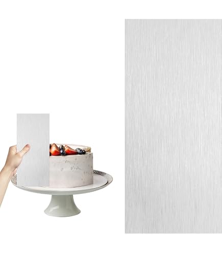 Grattoir à Pâte En Acier Inoxydable 430 - 22x12 Cm - Avec Échelle De Mesure - Pour Gâteaux, Pizzas, Pâtisserie - 9